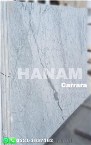 Carrara Venato Gioia White Marble Slabs