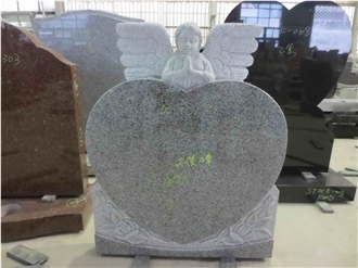 Angel Carved Granite Monument