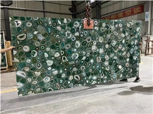 Green  Semiprecious Stone Tiles