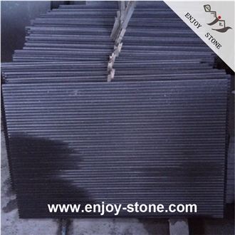 Grooved G684 Black Pearl Granite Wall Tiles