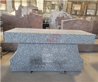 China G633 Granite Grey Color  Cremation Memorial Bench
