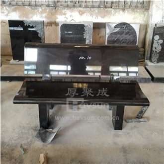 China Light Gary Color Bespoke Memorial Benches For Cemetry