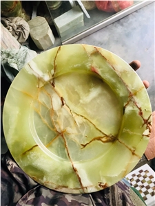 Green Onyx Plates