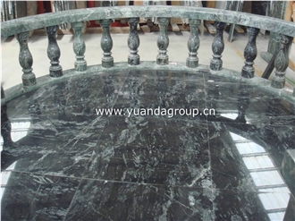 YUANDA Natural Green Premium Marble Balustrades