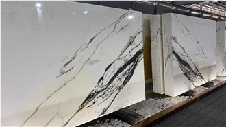 YUANDA Oriental Calacatta Premium Marble Slabs