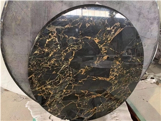 Athens Black Gold Flower Marble Polished Wall Tiles