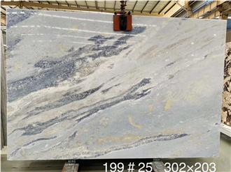 Brazil Blue Lagoon Quartzite Polished Big Slabs