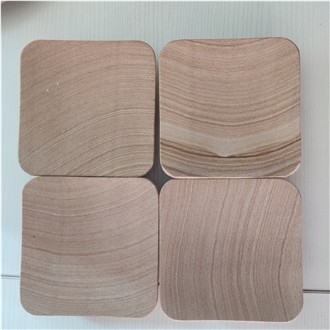 Wood Sandstone Plates Wooden Look Home Decor