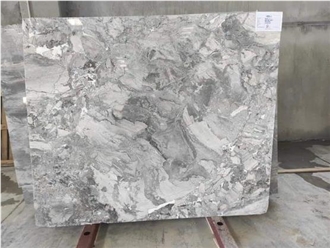 Baroque Gray Marble Slab