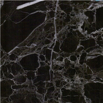 Black Light Marble Tile