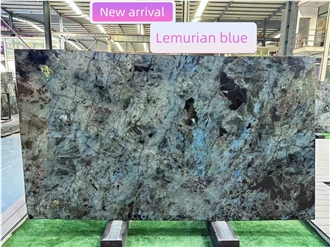 Lemurian Blue Granite Slabs Laboradorite Green Exotic Stone