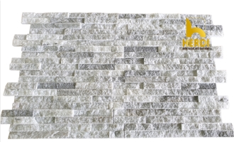Grey Marble Z Shape Glued Wall Cladding Panels