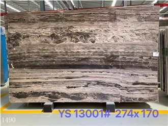 China Zebra Brown Marble Slabs Kylin Wood Coffee Stone Tile