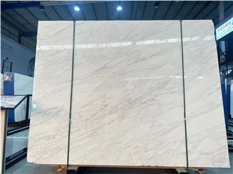 New Ariston White Marble Slabs Burma White Stone Tile