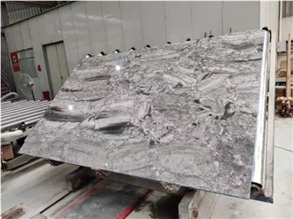 Silver Breccia Marble Slabs Building Stone