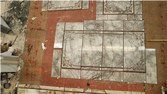 Calacatta Grey Luxury Decoration Polished Marble Tiles