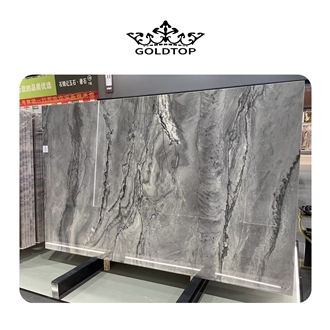 Cheap Price Platinum Gray Marble Slabs For Home Decoration