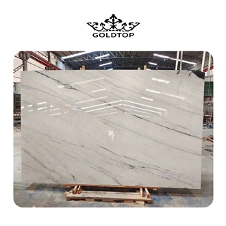 Dior White With Veins Polished Marble Slabs For Floor