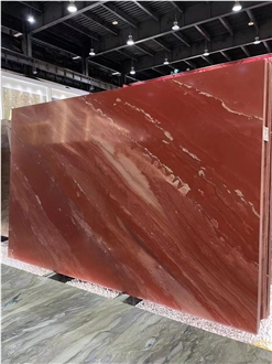 Home Decoration Luxury Rosso Collemandina Red Marble Slabs