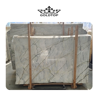 Luxury Clivia White Marble Slabs For Hotel  Project