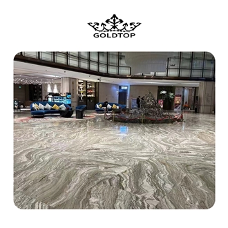 Modern Design Cloudy Wave Marble Floor Tiles