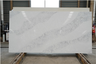 Factory Wholesale Customization Calacatta Quartz Slabs