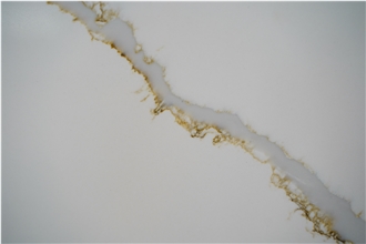 Ribbon Pattern Quartz Calacatta Natural Artificial Carrara