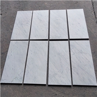 Bianco Carrara White Marble Wall Tiles Whiter Background