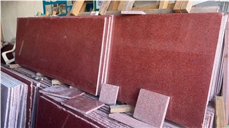 Lakha Red Granite Slab Tiles