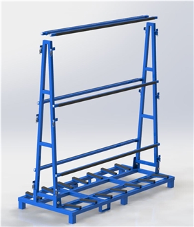 Foldable & Fast Set Up A Frame  Rack For Slabs/ Stone/ Glass