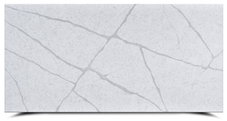 Calacatta Glacier White Quartz Slabs AQ8635