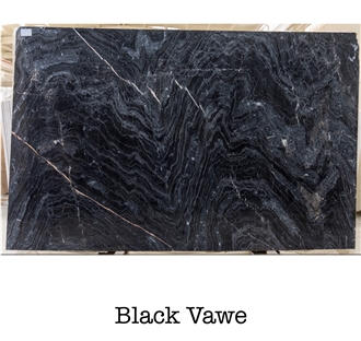Black Wave Marble Slabs