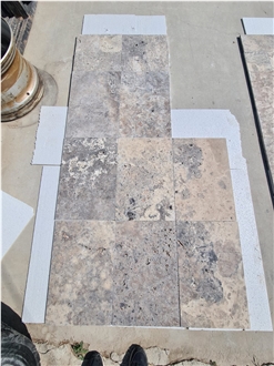 Silver Travertine Commercial Tiles