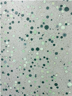 Green Bubble Tile Green Bubble Custom Terrazzo Slabs