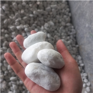 Big White Pebble Stone Landscaping Stone For Decoration