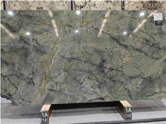Discount Peacock Green Marble Slabs