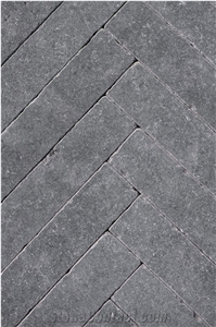 London Grey Limestone Brushed Tiles