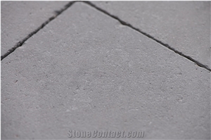 London Grey Sandblasted Limestone Tiles