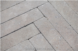 Sinai Pearl Limestone Brushed Tiles