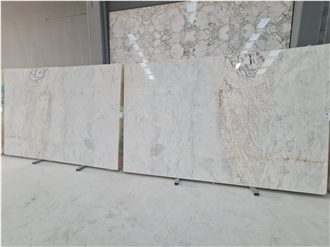 Afyon White Oro Sugar Marble Slab & Tiles