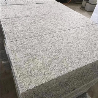 G623 Silver Gray Granite Flamed Park Road Kerbs