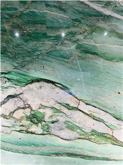 Green Jade Quartzite Slabs, Brazil Green Quartzite