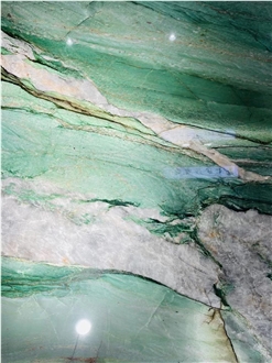 Green Jade Quartzite Slabs, Brazil Green Quartzite