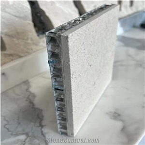 Beige Moleanos Limestone Laminated Honeycomb Panels