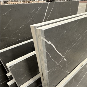 Pietra Grey Marble-Porcelain Backed Composite Stone Panels