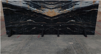 Black Fusion Marble Slabs And Tiles