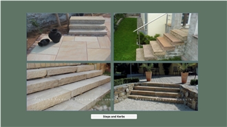 Limestone Block Steps