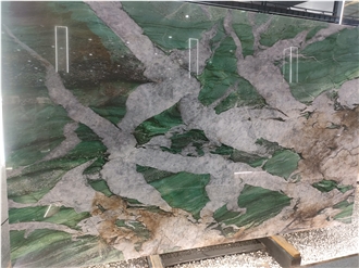 High Quality Fuchsite Crystal Quartzite Slabs