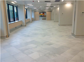 Blanco Macael Marble Floor Tiles