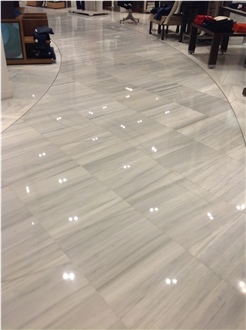 Blanco Macael Marble Floor Tiles